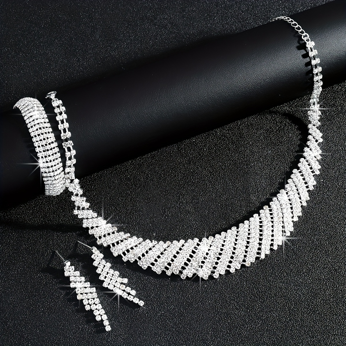 Middle Eastern Geometric Rhinestone Set